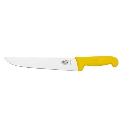 Couteau de boucher 28cm manche fibrox jaune Victorinox 5.5208.28