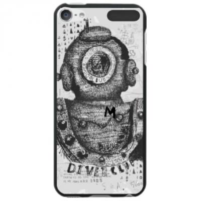 Coque souple pour Apple iPod Touch 5 avec impression Motifs scaphandre