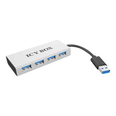 RaidSonic ICY BOX IB-AC6104 - hub - 4 poorten - desktop