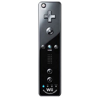 Télécommande Wiimote plus (Motion plus intégré) compatible pour Nintendo Wii  et Wii U - Noire - HobbyTech - Manette - Achat & prix