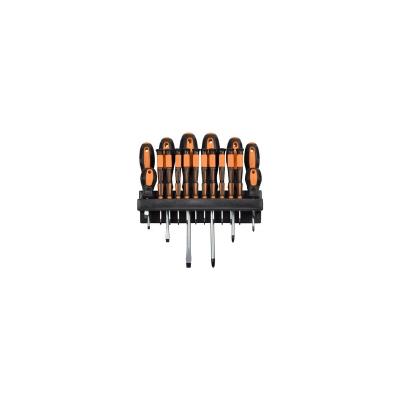 Jeu de 18 tournevis avec support fds 5001-18r fieldmann