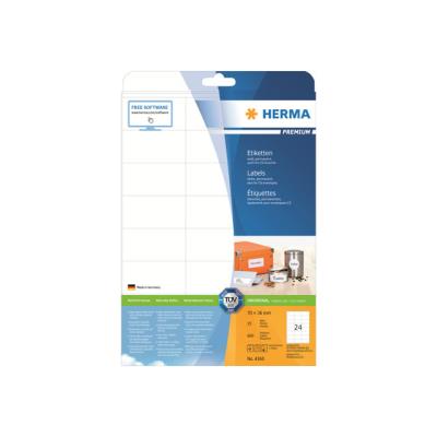 HERMA Premium - gelamineerde etiketten - 600 etiket(ten)