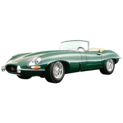 BBURAGO 12046G - JAGUAR E CABRIOLET (1961), VERT, 1:18