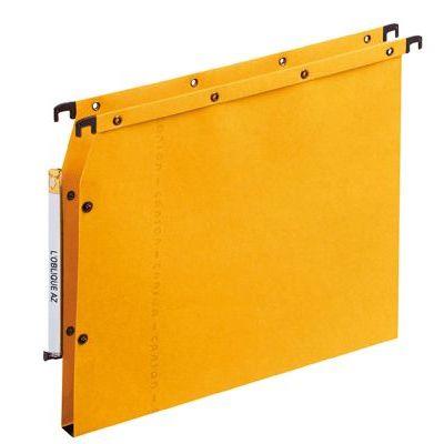Dossiers suspendus L'oblique Azv Ultimate(R) pour armoire dos 15 mm jaune