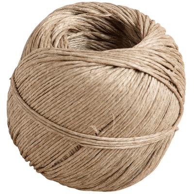 Ficelles Lin Poli Blanc - Pelote De 100G