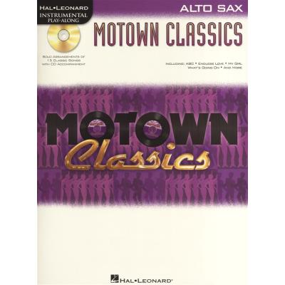 Partitions variété, pop, rock... HAL LEONARD INSTRUMENTAL PLAY ALONG - MOTOWN CLASSICS + CD - ALTO SAXOPHONE Cordes