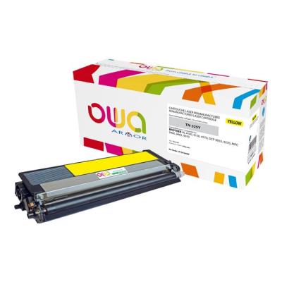 OWA - geel - gereviseerd - tonercartridge (alternatief voor: Brother TN325Y)
