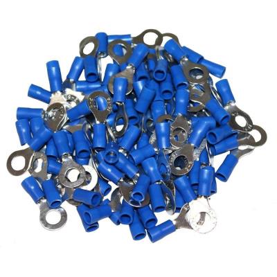 Cosses Electriques A Oeil De 6 Bleues Sachet De 100 Cosses
