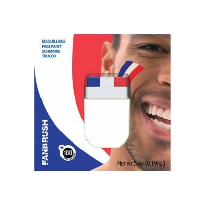 Maquillage Fanbrush Bleu, Blanc, Rouge France - Bleu, Blanc, Rouge - 4.80g