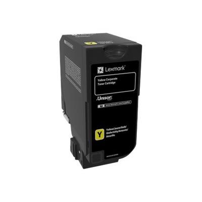 Lexmark - jaune - originale - cartouche de toner - LCCP, Entreprise Lexmark