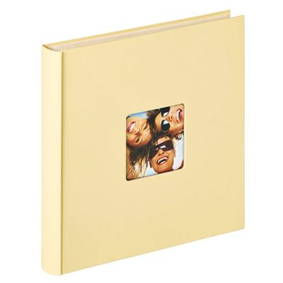 Walther Album Photo Autocollant Design Fun, 33 x 34 cm Album Photo, Structure Couverture, crème, 33 x 33,5 cm