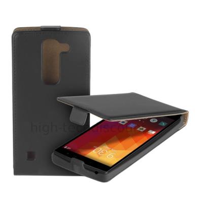 Housse etui coque pochette PU cuir fine pour LG Spirit 4G LTE - NOIR
