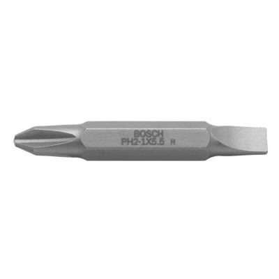 Embout De Vissage Double Extra-Dure Ph2/S1,0X5,5 Longueur 45Mm Bosch 2607001738