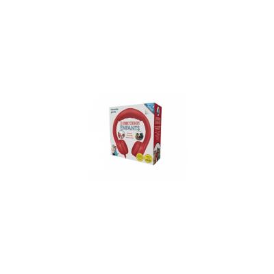 Casque Stereo Souple Audio Rouge