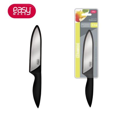 Couteau céramique 12,5 cm manche soft avec etui