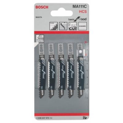Bosch 2608637572 Lame De Scie Sauteuse Ma 111 C Hcs 5 Pièces