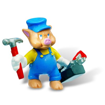 Petit cochon mécanicien