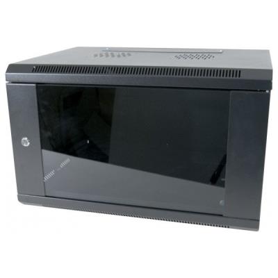 Coffret fixe 19 6u noir prof 600 mm
