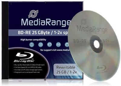 BD-RE Blu-ray rÈinscriptible 25 Go 2x, en jewelcase