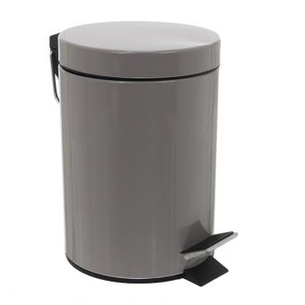 Poubelle métal 3 litres - Taupe - 1