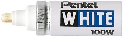 Pentel - Marqueur Pentel White 100w Pl Blanc