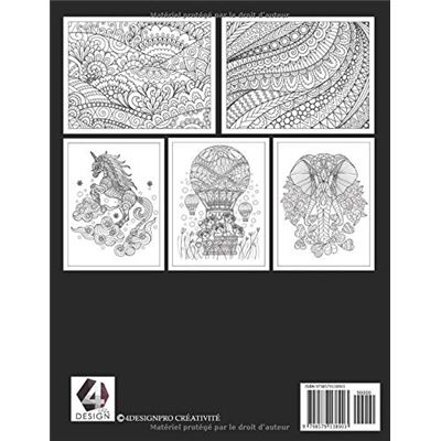 Livre De Coloriage Adulte Animaux: 85 Animaux Mandalas Coloriage  Anti-stress (Paperback)