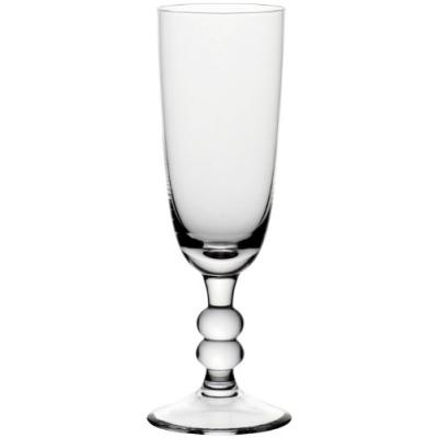 BOHEMIA CRISTAL 093/006/048 COTTAGE LOT DE 6 FLUTES À CHAMPAGNE 180 ML