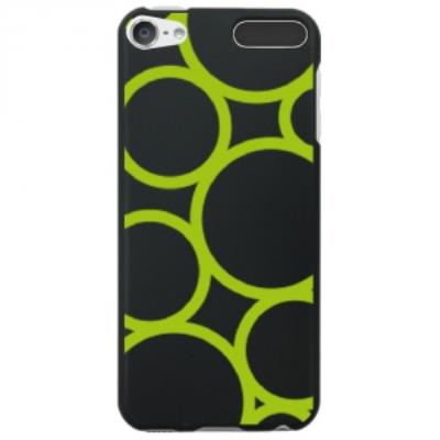 Coque souple pour Apple iPod Touch 5 avec impression Motifs ronds verts
