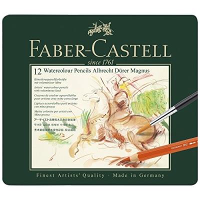 Faber-Castell 5.3 Mm Albrecht Dürer Magnus Crayons Aquarelle (Lot De 12) Fc116912