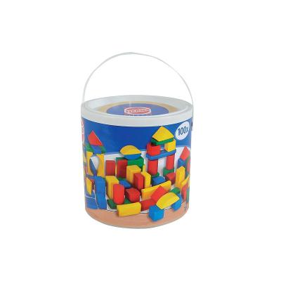 Simba Toys 100010151 Pack de 100 briques colorées en bois