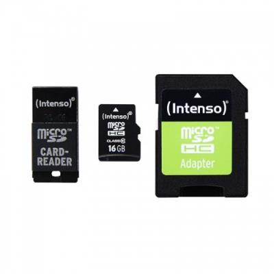 Intenso micro secure digital cards-adaptateur set - 16go   gb -inklusive sd + usb adaptateur 3413770