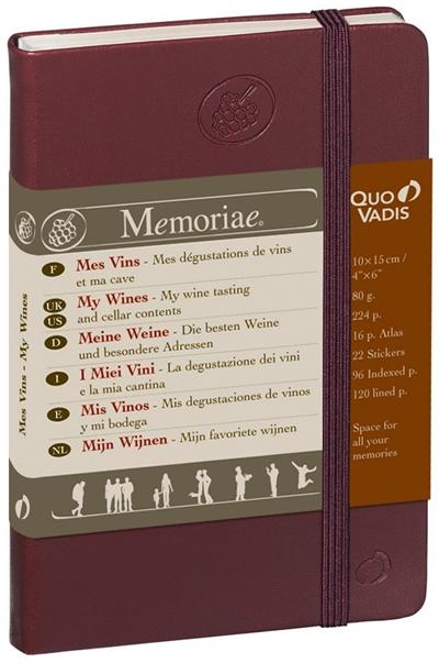 Carnet De Notes Emboîté Quo Vadis Memoriae Mes Vins