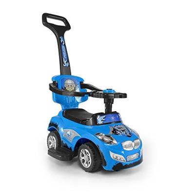 Voiture «Happy«, Super Voiture Pour Enfants - Permet Aussi Dapprendre À Marcher - 3 En 1, Junior Blue