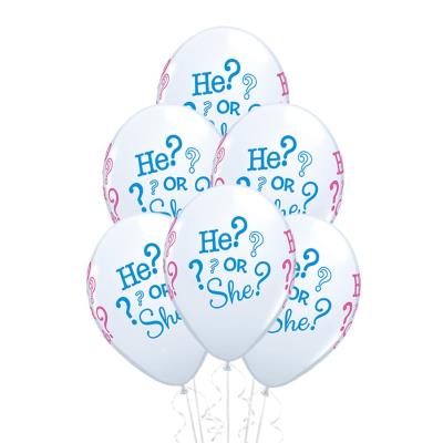 Ballons Baby shower fille ou garçon (x25)