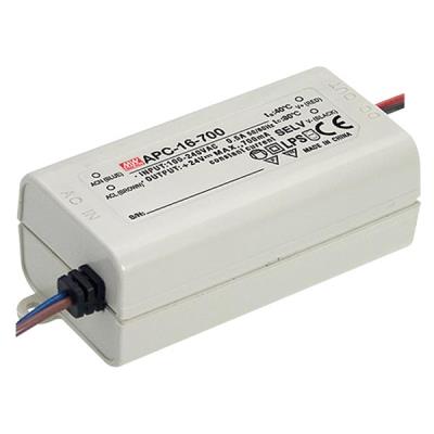 Driver de led à courant constant - 1 sortie - 350 ma - 16 w velleman apc-16-350