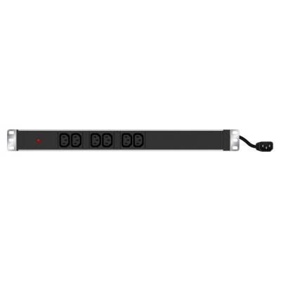 Multiprise 6 prises iec c13 19 avec voyant