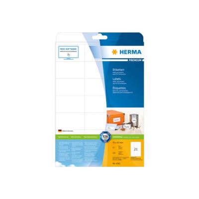 HERMA Premium - gelamineerde etiketten - 525 etiket(ten)