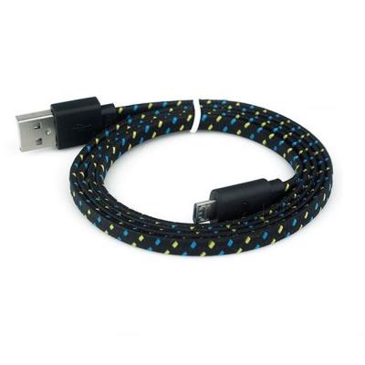 Cable Tressé Type C pour Huawei Nova Plus 3m Chargeur USB Réversible Connecteur Tissu Tissé Nylon (NOIR)
