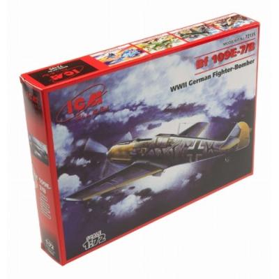 ICM 1:72 - BF 109E-7/B WWII GERMAN FIGHTER - BOMBER - ICM72135