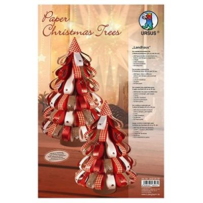 Bastelset, papierstreifen christmas trees, viele farben und designs champêtre générique 24320099