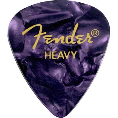 Accessoires guitares FENDER PACK DE 12 MEDIATORS FORME 351 PREMIUM VIOLETS MOTO HEAVY DUR Médiators