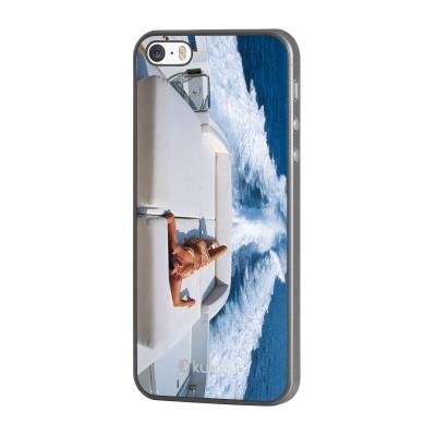 Coque Kubxlab ultra fine Yachtman Woman on Sunbath pour iPhone 5/5S