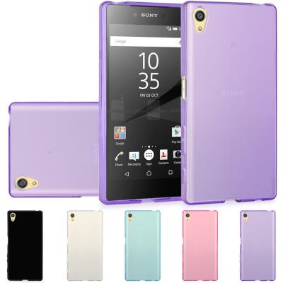 SONY Xperia Z5 Premium Etui Housse Coque de protection Silicone TPU Gel Pour SONY Xperia M5 / M5 Dual (Jelly - Violet)
