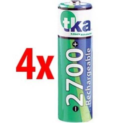 TKA accus Nimh type AA 2 700 mAh - Lot de 4