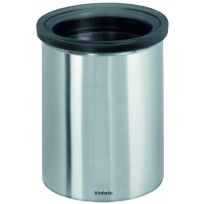 Brabantia poubelle pour dosettes de thé/café acier mat