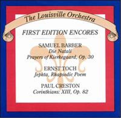 Barber/Toch/Creston: Orchestral Music
