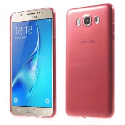 Coque souple ultra-slim fine coloris rouge pour Galaxy J7-2016
