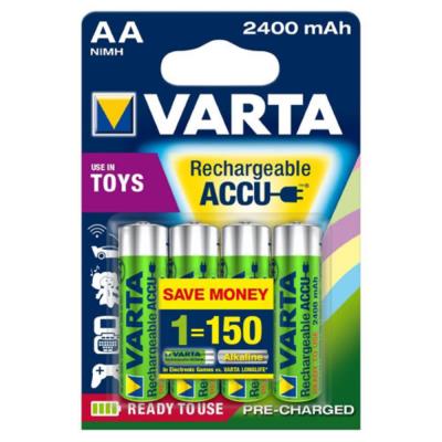 Varta 2400 mAh Rechargeable Accu nimh R06 AA x 4