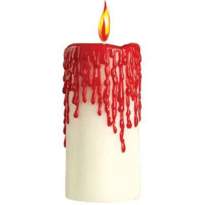 Bougie ensanglantée Halloween