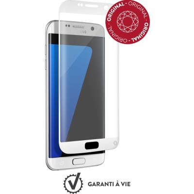 Film écran ForceGlass Blanc pour Samsung Galaxy S7 edge Garantie à vie